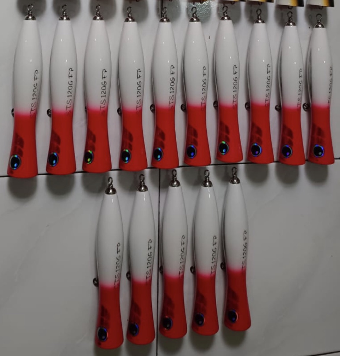 Handmade STS 120G FP white red head
