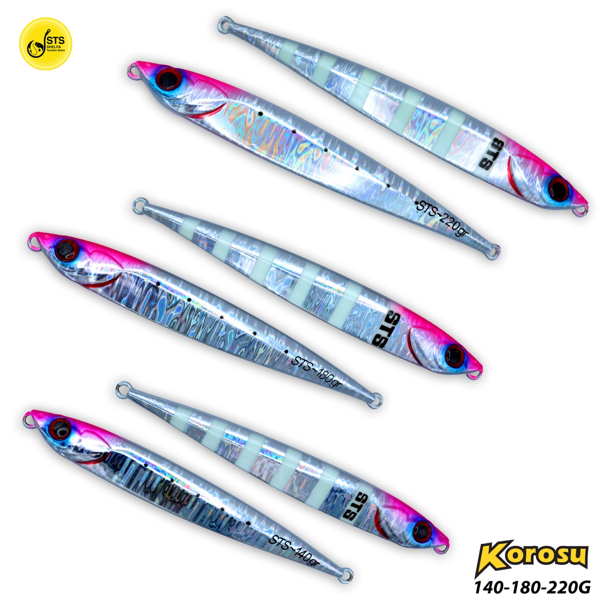 Korosu Silver Pink head 220 G