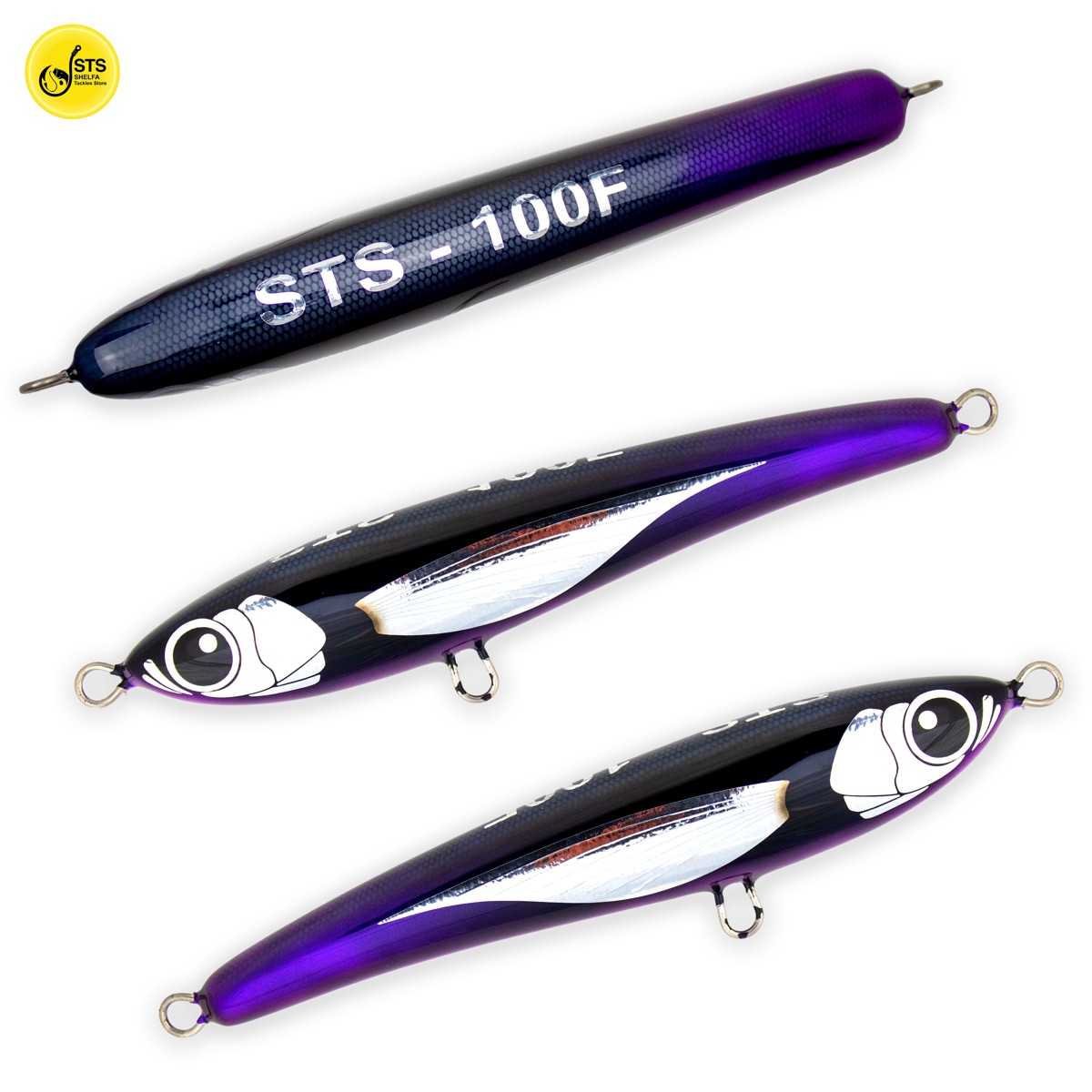 Purple Black Staik Bait