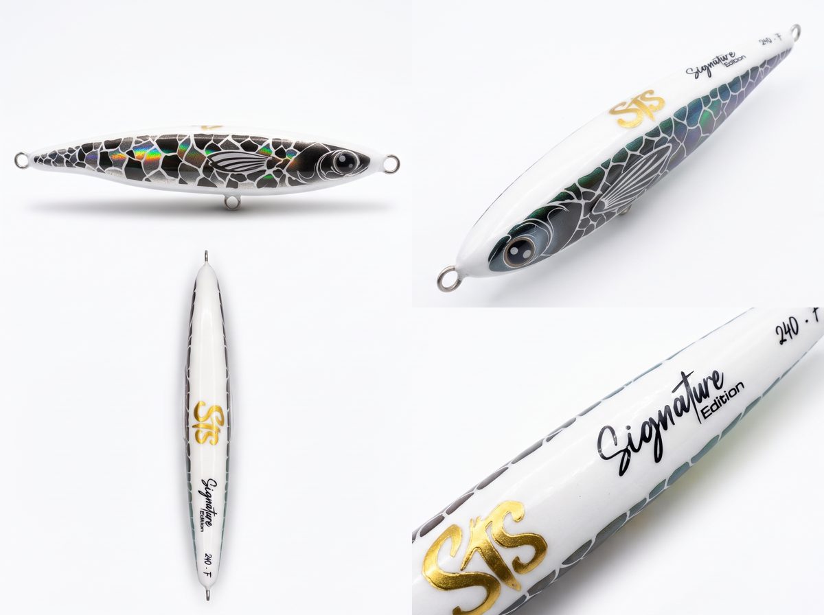 Signature StickBait - blackmarble white